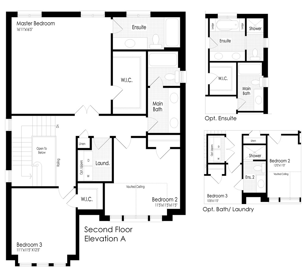 Braeburn floorplan three