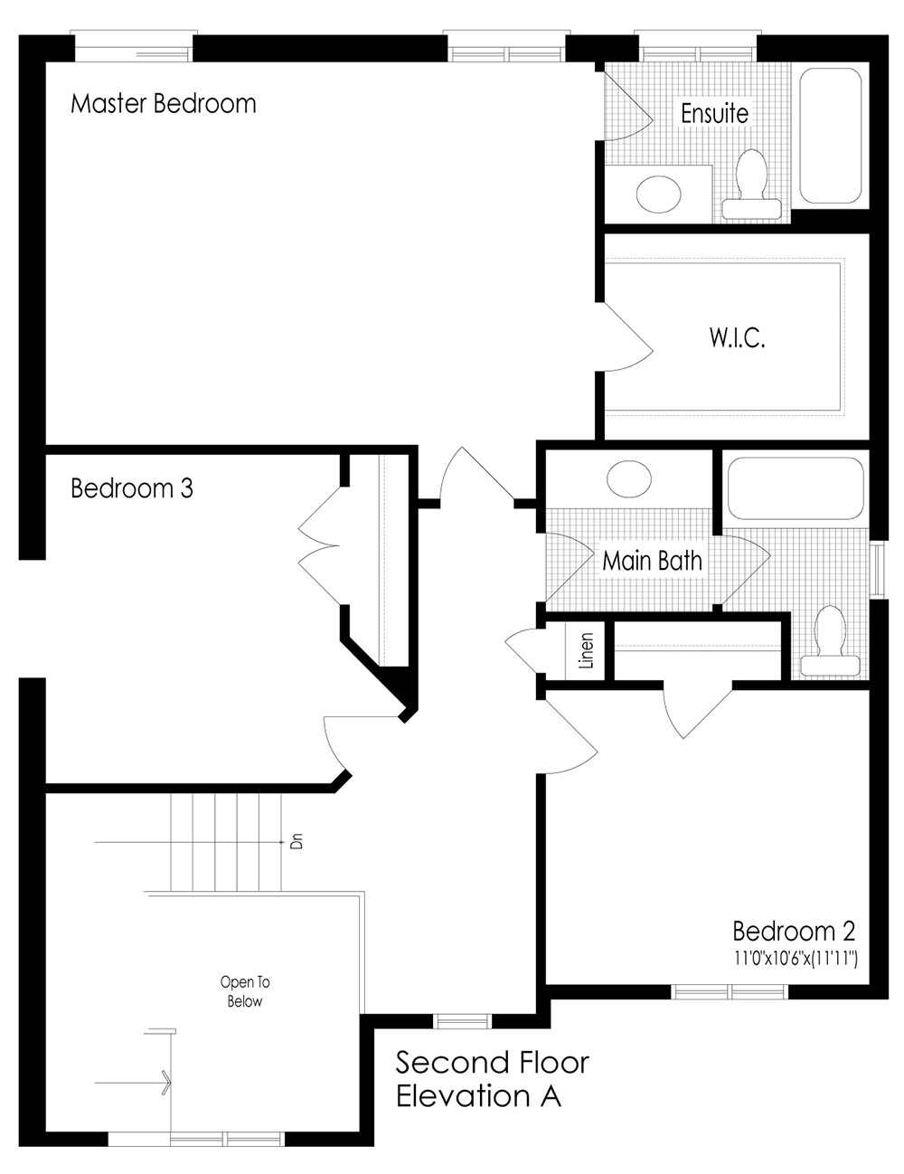 Honeycrisp floorplan three