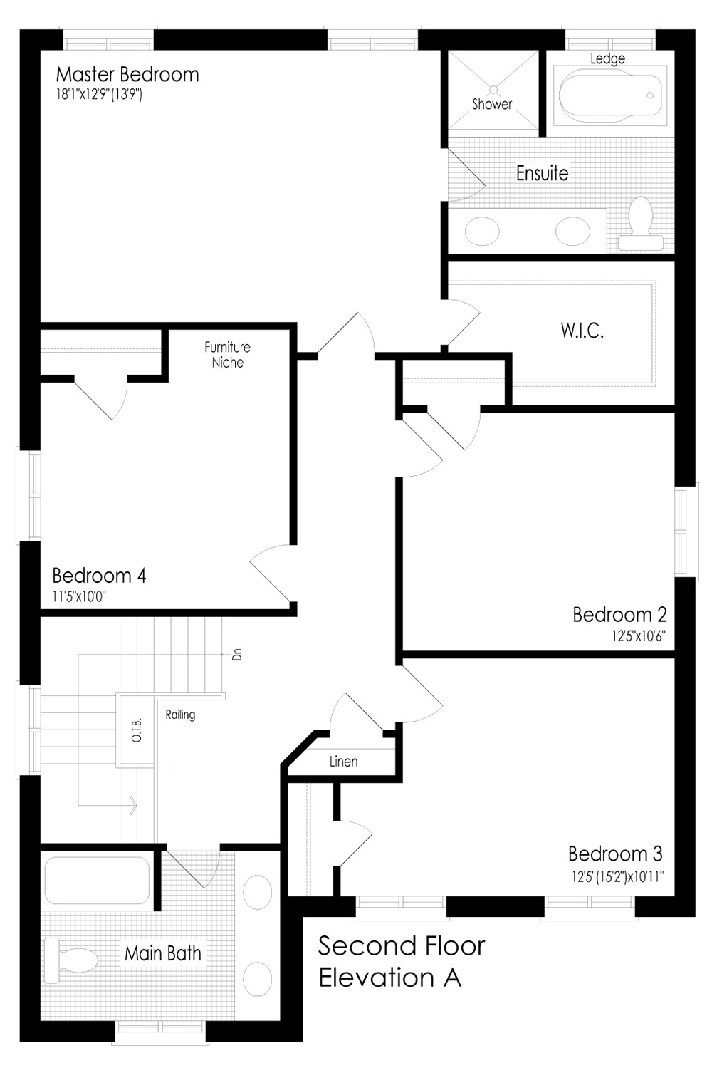 Rome floorplan three