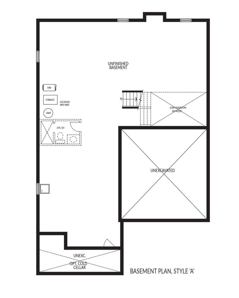 Basement Plan, Style A