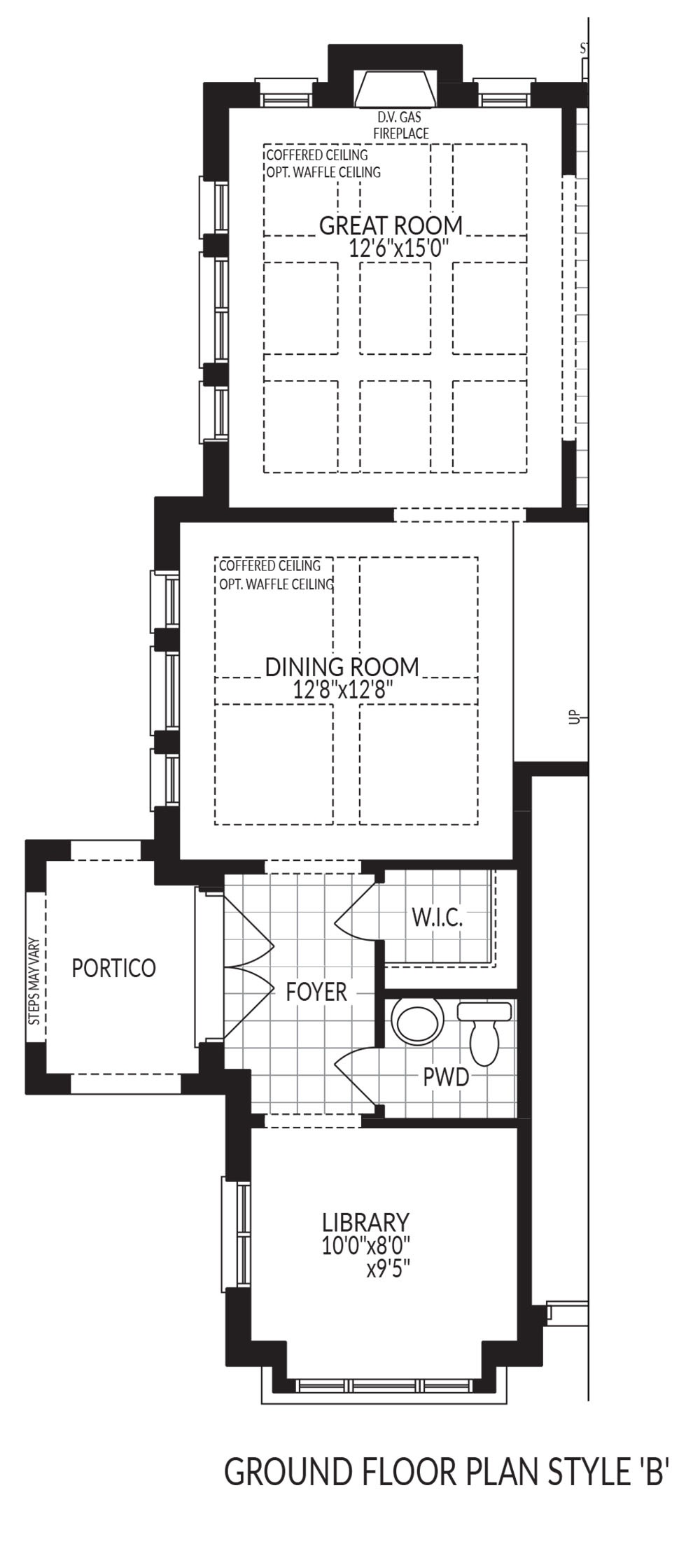 Ground Floor Plan, Style B