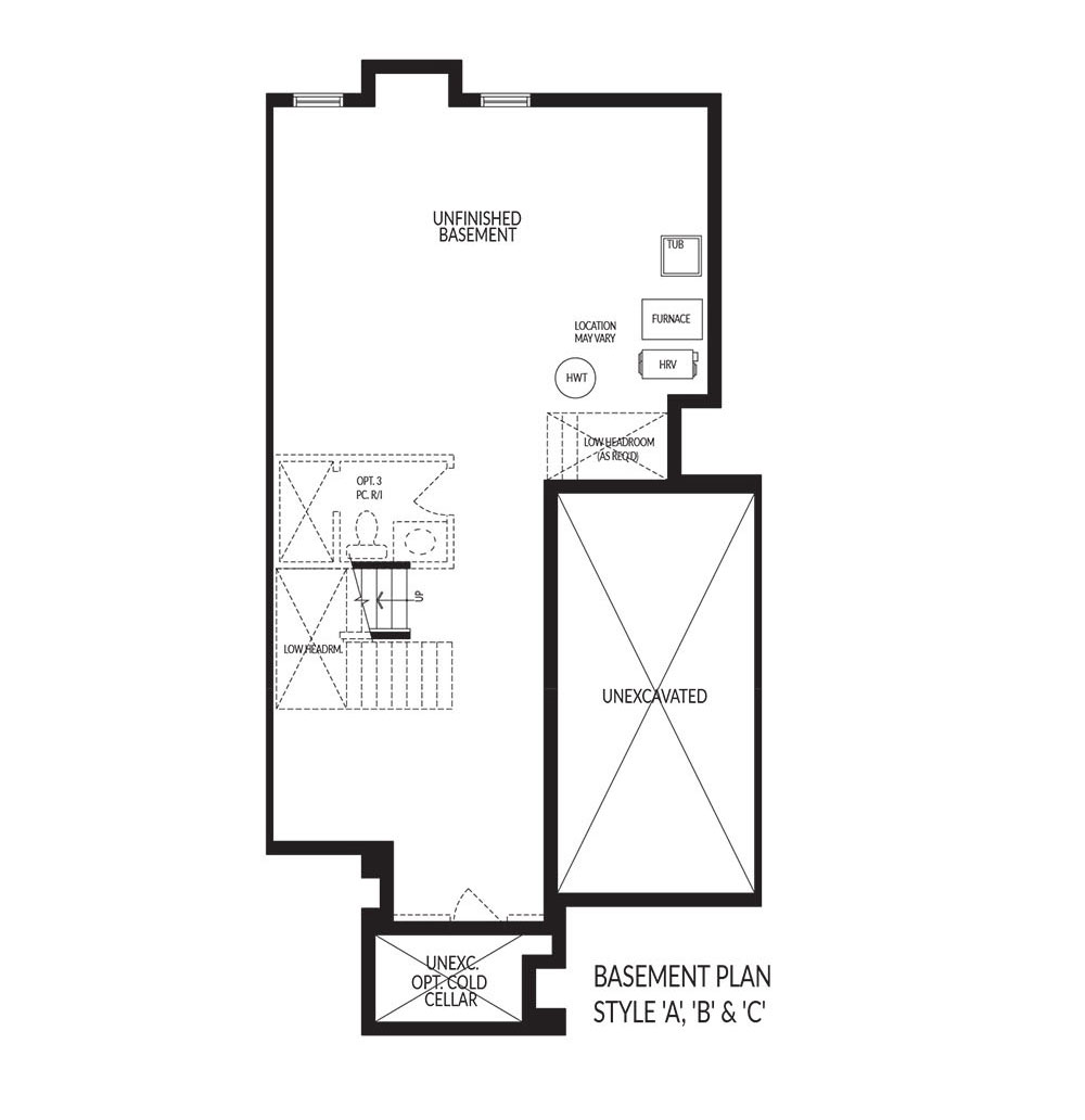 York Basement Plan Style 