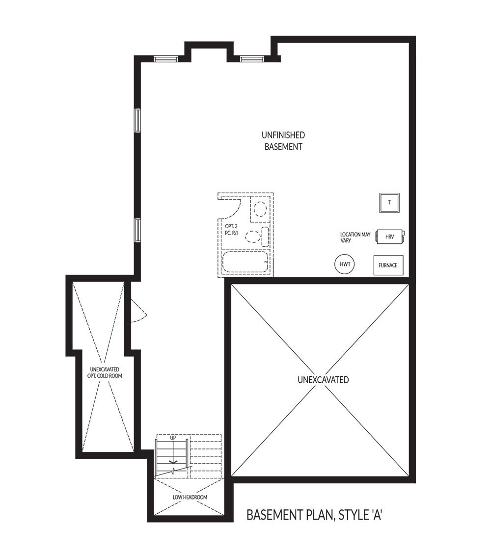 basement Plan style A