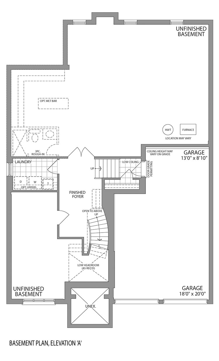 Basement Elevation A