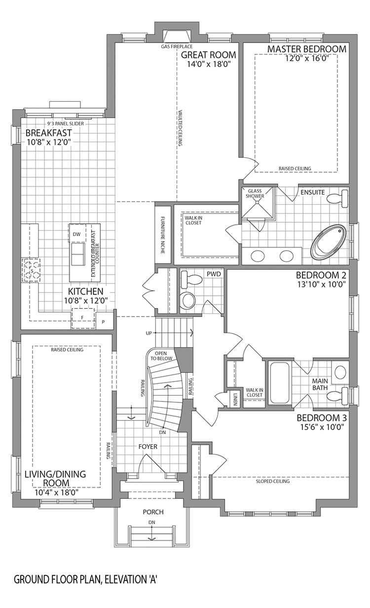 Ground Floor Elevation A