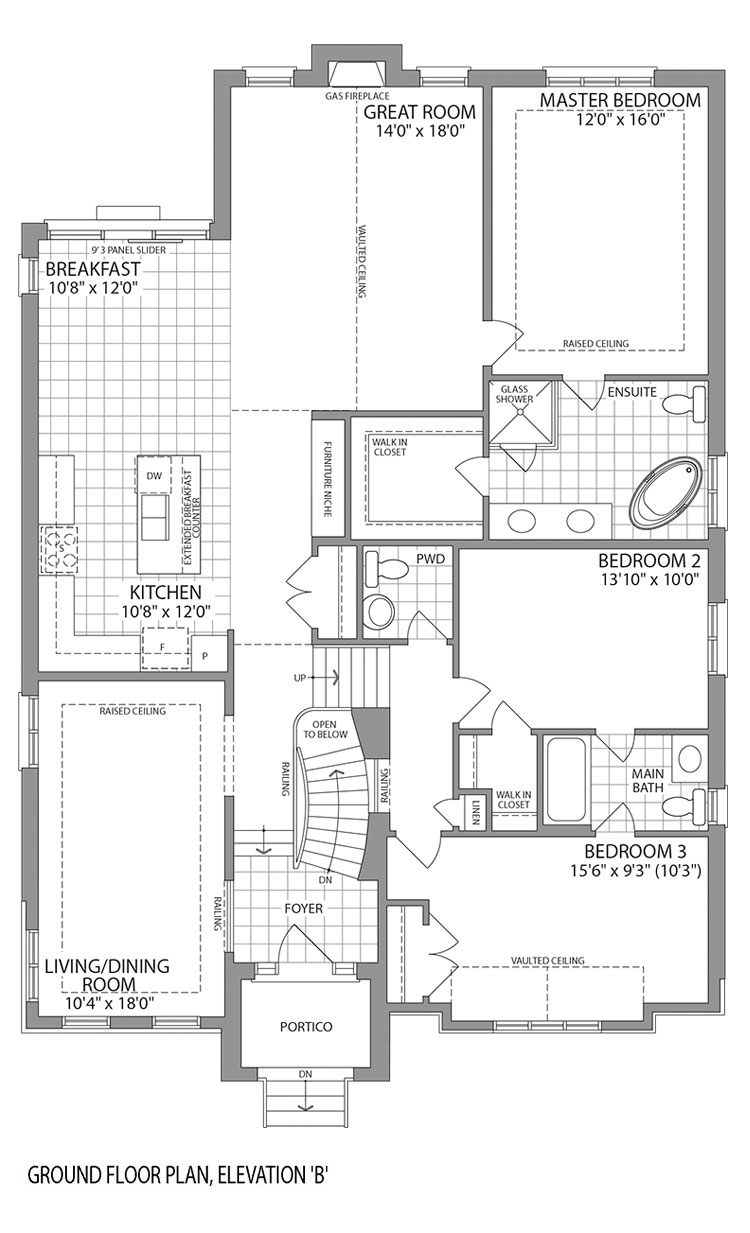 Ground Floor Elevation B