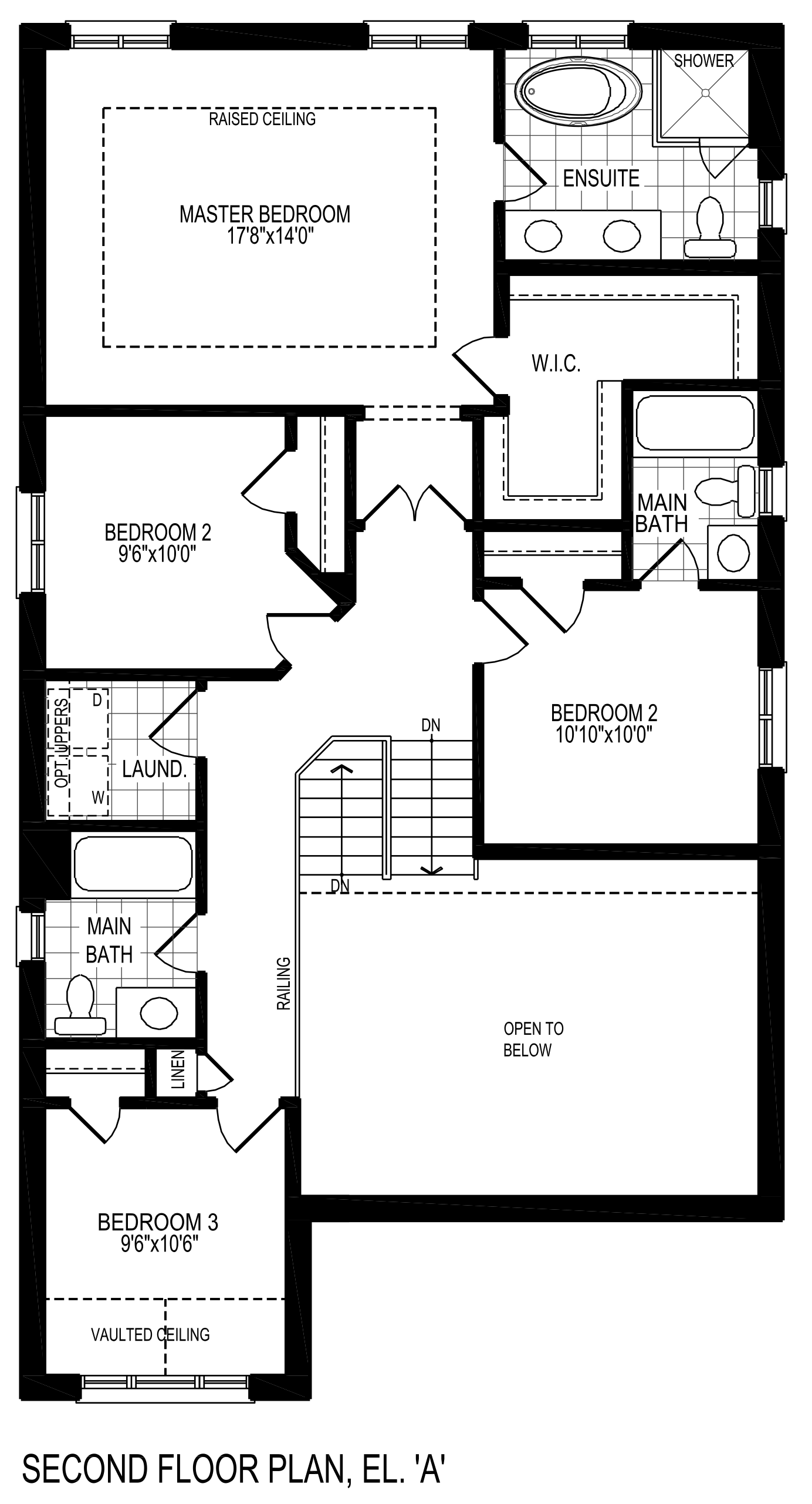 Second Floor Plan 'A'