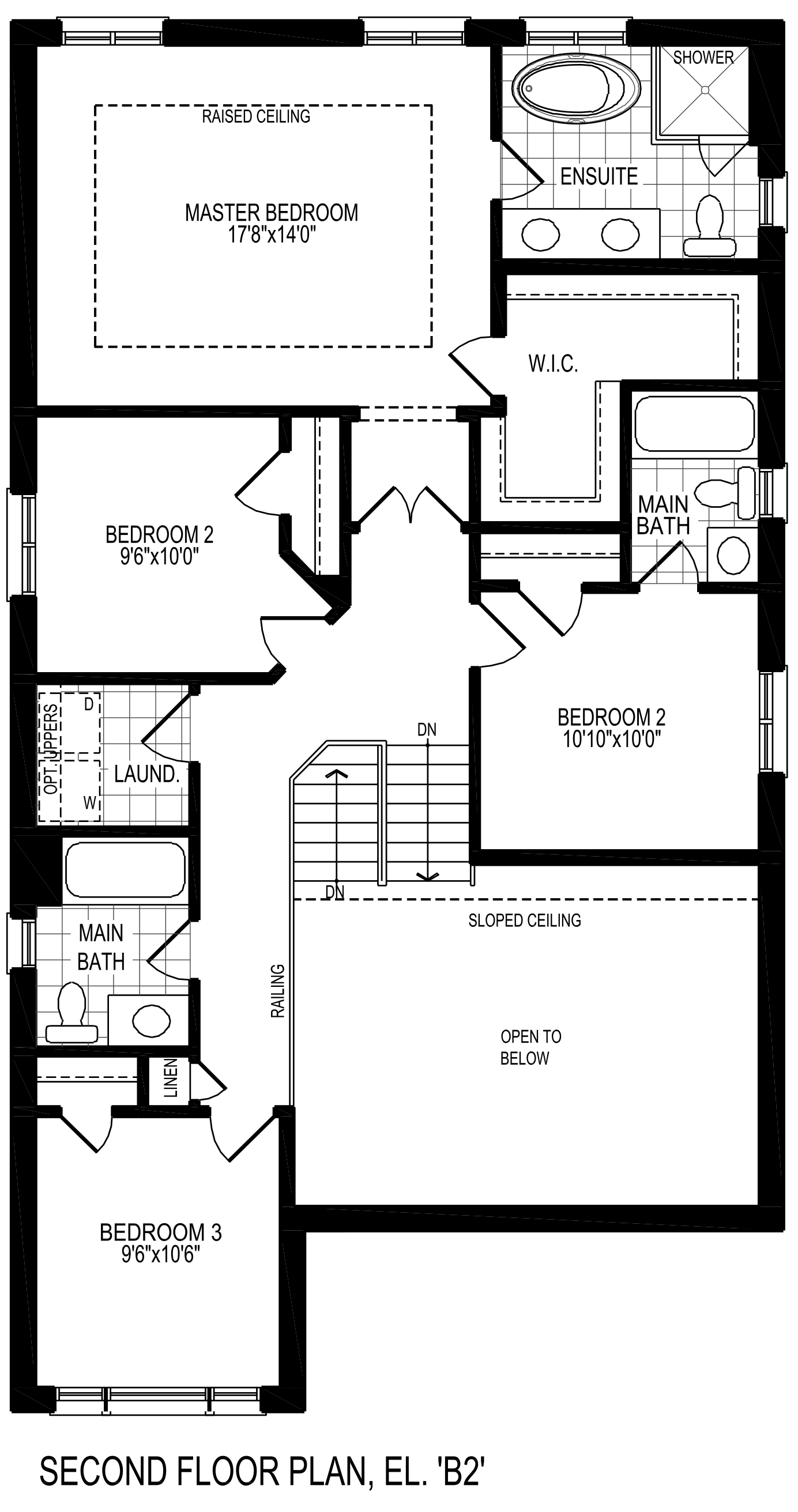 Second Floor Plan 'B2'